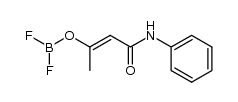 3-二氟硼氧基巴豆酰苯胺 结构式