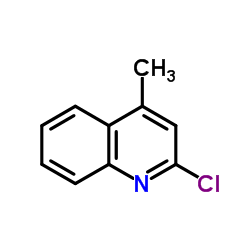 4-甲基-2-氯-喹啉 结构式