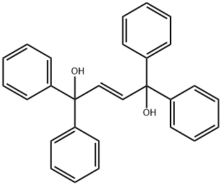(E)-1,1,4,4-四苯基-2-丁烯-1,4-二醇 结构式