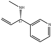 (S)-N-甲基-1-(吡啶-3-基)丙-2-烯-1-胺 结构式