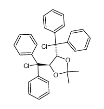 (R,R)-TADDOL二氯化物 结构式
