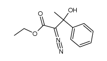 2-重氮-3-羟基-3-苯基丁酸乙酯 结构式