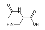 N-乙酰-3-氨基丙氨酸 结构式