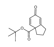6-氧代-1,2,3,6-四氢茚-3a-羧酸叔丁酯 结构式