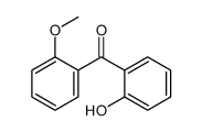 (2-Hydroxyphenyl)(2-methoxyphenyl)methanone 结构式