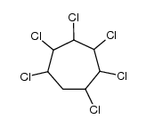 1,2,3,4,5,6-六氯环庚烷 结构式