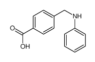 4-[(苯氨基)甲基]-苯甲酸 结构式