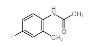 2-乙酰氨基-5-氟甲苯 结构式