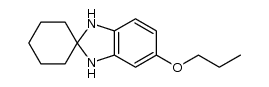 5-丙氧基-1,3-二氢螺[苯并[d]咪唑-2,1'-环己烷] 结构式