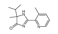 5-异丙基-5-甲基-2-(3-甲基-2-吡啶基)-2-咪唑啉-4-酮 结构式