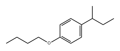 1-丁氧基-4-(1-甲基丙基)苯 结构式