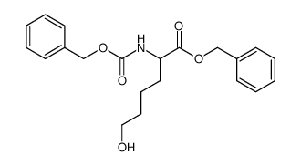 N-苄氧羰基-6-羟基正亮氨酸苄酯 结构式