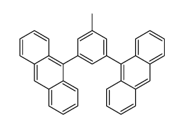 Anthracene, 9,9'-(5-methyl-1,3-phenylene)bis- 结构式