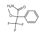 (R)-α-甲氧基-α-(三氟甲基)苯乙酰胺 结构式