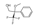 (R)-3,3,3-三氟-2-甲氧基-2-苯基丙醇 结构式