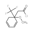 (±)-α-甲氧基-α-(三氟甲基)苯乙酰氯 结构式