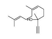 (6E)-3,7,11-三甲基十二碳-6,10-二烯-1-炔-3-醇 结构式