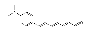 7-[4-(二甲氨基)苯基]-2,4,6-庚三烯醛 结构式