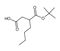 2-丁基丁二酸 1-叔丁酯 结构式