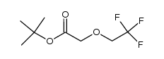 叔-丁基 2-(2,2,2-三氟乙氧基)醋酸盐 结构式