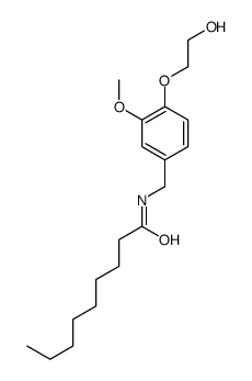 N-[[4-(2-羟基乙氧基)-3-甲氧基苯基]甲基]壬酰胺 结构式