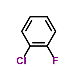 1-氯-2-氟苯, 98+% 结构式