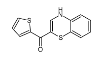 4H-1,4-苯并噻嗪-2-基(噻吩-2-基)甲酮 结构式