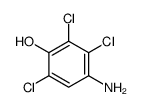 4-氨基-2,3,6-三氯苯酚 结构式