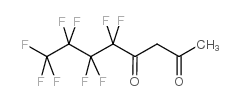 5,5,6,6,7,7,8,8,8-九氟-2,4-辛烷二酮 结构式