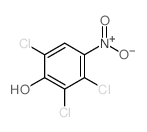 2,3,6-三氯-4-硝基苯酚 结构式