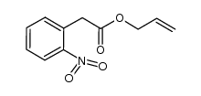 2-硝基苯乙酸烯丙酯 结构式