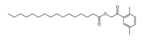 2-(2,5-二甲基苯基)-2-氧代乙基棕榈酸酯 结构式