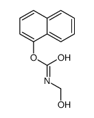 N-(羟基甲基)甲萘威 结构式