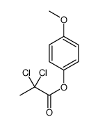 Propanoic acid, 2,2-dichloro-, 4-methoxyphenyl ester 结构式