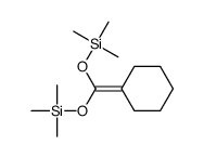 4-环己亚基-2,2,6,6-四甲基-3,5-二氧杂-2,6-二硅杂庚烷 结构式