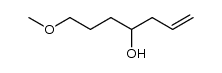 7-甲氧基-1-庚烯-4-醇 结构式