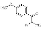 2-溴-1-(4-甲氧苯基)丙酮 结构式