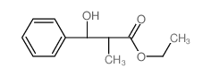 3-羟基-2-甲基-3-苯基丙酸乙酯 结构式