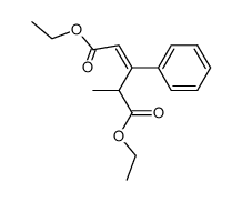 4-methyl-3-phenyl-pentenedioic acid diethyl ester 结构式