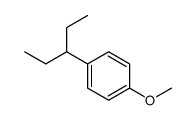 1-甲氧基-4-(戊-3-基)苯 结构式