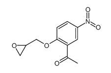 5-硝基-2-(环氧乙烷基甲氧基)苯乙酮 结构式