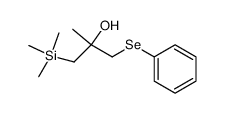 2-甲基-1-(苯基硒基)-3-(三甲基硅基)丙-2-醇 结构式