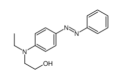 乙醇, 2-[乙基[4-(2-苯基二氮烯基)苯基]氨基]- 结构式