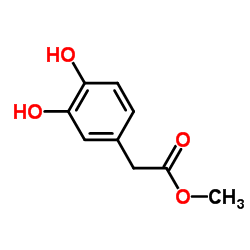 3,4-二羟基苯乙酸甲酯 结构式