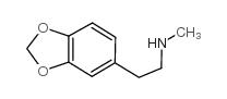 N-甲基-3,4-亚甲二氧基苯乙胺 结构式