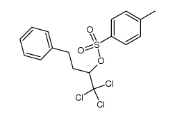 α-(三氯甲基)苯丙醇对甲苯磺酸酯 结构式