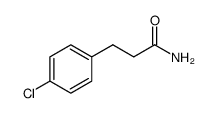 4-氯苯丙酰胺 结构式