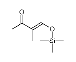 3-甲基-4-三甲基硅氧基-3-戊烯-2-酮 结构式