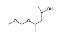 4-(甲氧基甲氧基)-2-甲基-2-戊醇 结构式