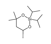 2,2-二异丙基-4,4,6-三甲基-1,3,2-二氧杂硅杂环己烷 结构式